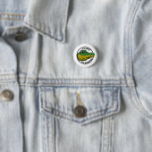 Badge Rond 2,50 Cm Chance le bouton Snapper (En situation)