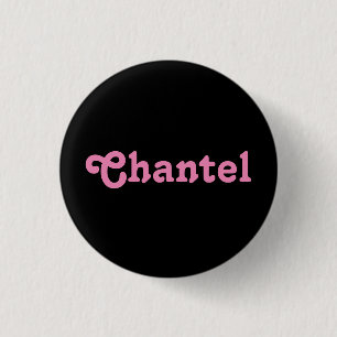 Badge Rond 2,50 Cm Chantel bouton