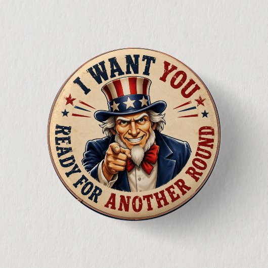 Badge Rond 2,50 Cm Chapa tio sam (Devant)
