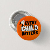 Badge Rond 2,50 Cm Chaque enfant compte (Devant & derrière)