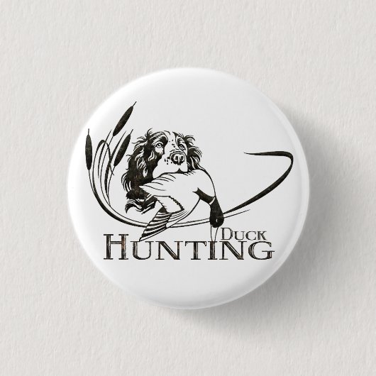 Badge Rond 2,50 Cm Chasse (Devant)