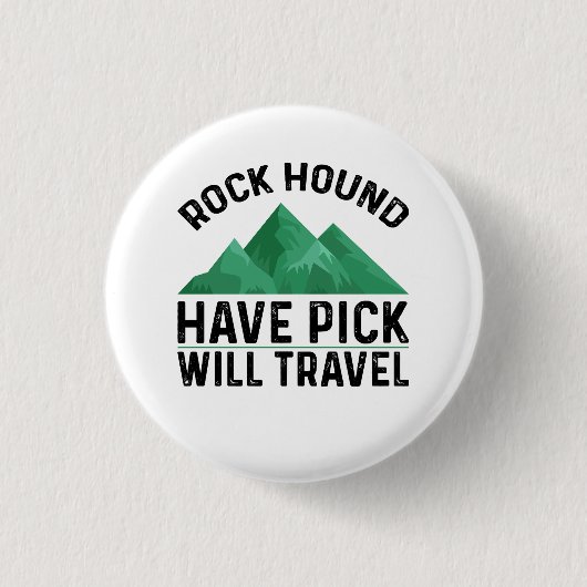 Badge Rond 2,50 Cm Chasseur de roches (Devant)