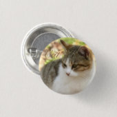 Badge Rond 2,50 Cm Chat (Devant & derrière)
