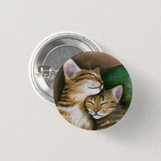 Badge Rond 2,50 Cm Chat 603 (Devant & derrière)