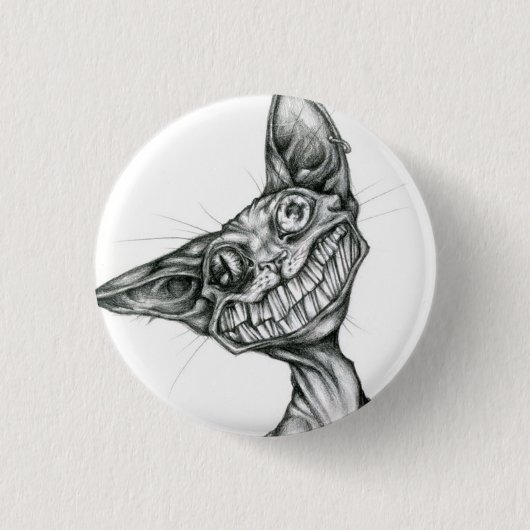 Badge Rond 2,50 Cm Chat d'allié (Devant)