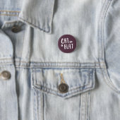 Badge Rond 2,50 Cm Chat dans un appartement (En situation)