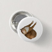 Badge Rond 2,50 Cm Chat de soleil à l'envers (Devant & derrière)