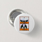 Badge Rond 2,50 Cm Chat de sushi ! (Devant & derrière)