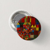 Badge Rond 2,50 Cm Château de Paul Klee (Devant & derrière)