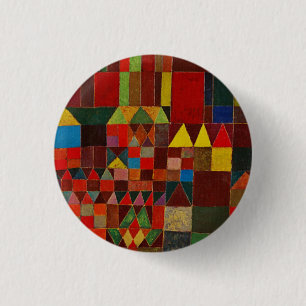 Badge Rond 2,50 Cm Château de Paul Klee
