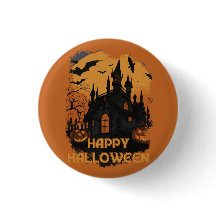 Château d'Halloween sous lumière lunaire