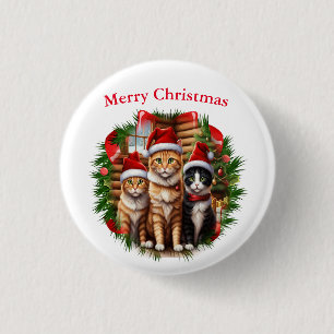 Badge Rond 2,50 Cm Chats