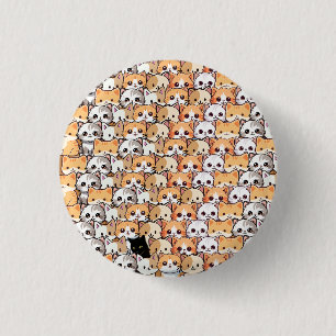 Badge Rond 2,50 Cm Chats mignons chaton orange chaton animal Motif sa