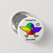Badge Rond 2,50 Cm cheapcon23 (Devant & derrière)