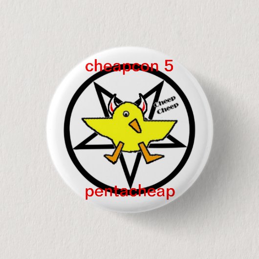 Badge Rond 2,50 Cm cheapcon 5 (Devant)