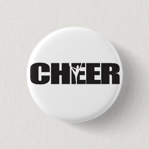 Badge Rond 2,50 Cm Cheerleading du Chef d'acclamation d'acclamation
