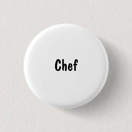 Badge Rond 2,50 Cm Chef (Devant)