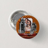 Badge Rond 2,50 Cm Chefs amérindiens (Devant & derrière)
