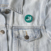 Badge Rond 2,50 Cm Chemin de fer DDR (En situation)