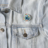Badge Rond 2,50 Cm Chemise bébé Manatee (En situation)