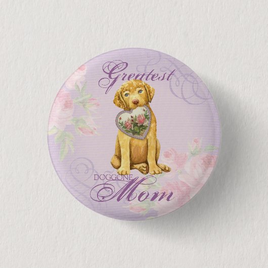 Badge Rond 2,50 Cm Chessie Heart Maman (Devant)