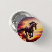 Badge Rond 2,50 Cm Cheval (Devant & derrière)