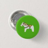 Badge Rond 2,50 Cm Cheval blanc (Devant & derrière)