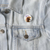 Badge Rond 2,50 Cm Cheval de feu (En situation)