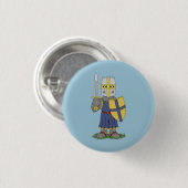 Badge Rond 2,50 Cm Chevalier médiéval mignon (Devant & derrière)
