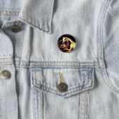 Badge Rond 2,50 Cm Chevaux d'atterrisseur (En situation)
