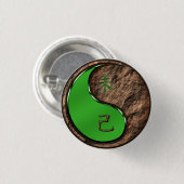 Badge Rond 2,50 Cm Chèvre de Terre (Devant & derrière)