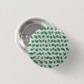 Badge Rond 2,50 Cm Chevron Zebra Green et White Print (Devant & derrière)