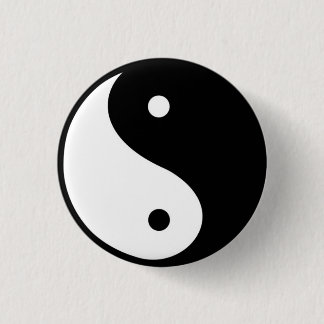 Badge Rond 2,50 Cm Chi YIN de TAi et SYMBOLE de YANG