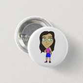 Badge Rond 2,50 Cm chibi (Devant & derrière)