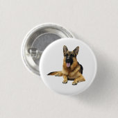 Badge Rond 2,50 Cm Chien berger allemand (Devant & derrière)