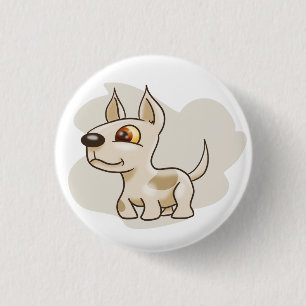 Badge Rond 2,50 Cm Chien tacheté de dessin animé