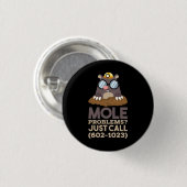 Badge Rond 2,50 Cm Chimie - Problèmes de mole (Devant & derrière)