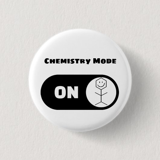 Badge Rond 2,50 Cm Chimiste Funny moderne pharmaciste (Devant)