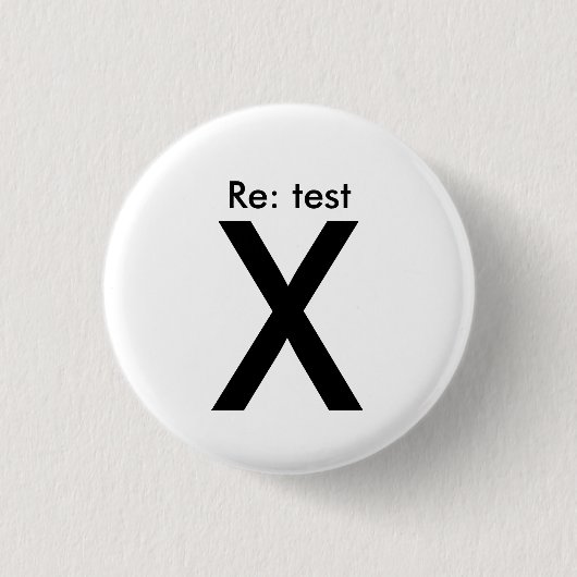 Badge Rond 2,50 Cm Choisi de Nigel (Devant)