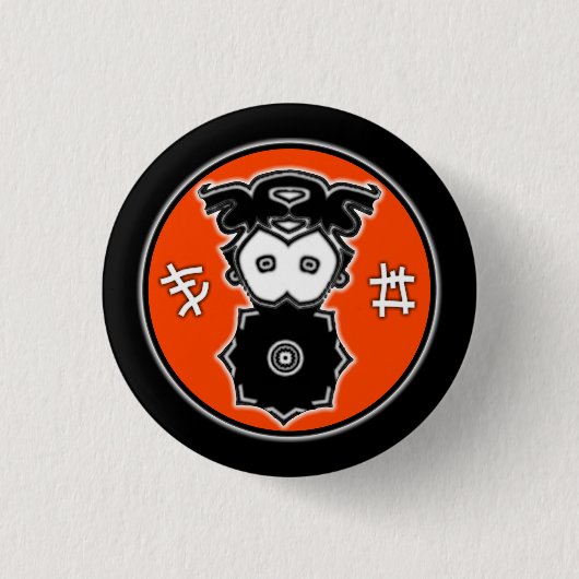 Badge Rond 2,50 Cm chose exotique cool (Devant)