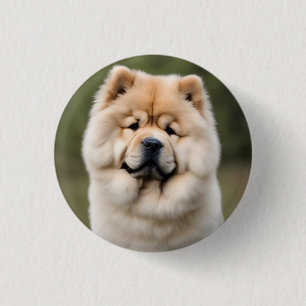 Badge Rond 2,50 Cm Chow Chow