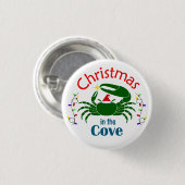 Badge Rond 2,50 Cm Christmas in the Cove Small Button (Devant & derrière)
