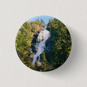 Badge Rond 2,50 Cm Chutes Shannon, Squamish, Canada