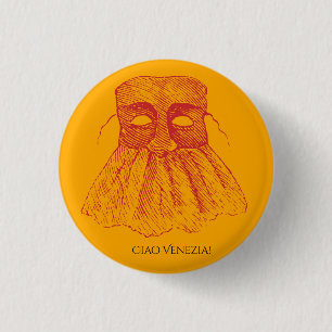 Badge Rond 2,50 Cm Ciao Venezia !