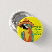 BADGE ROND 2,50 CM CINCO DE MAYO (Devant & derrière)