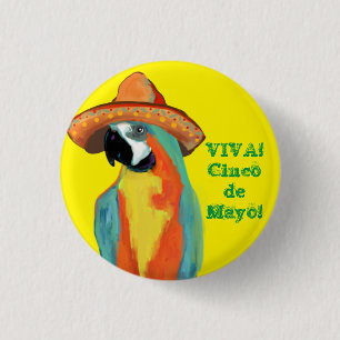 BADGE ROND 2,50 CM CINCO DE MAYO