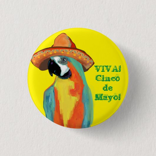 BADGE ROND 2,50 CM CINCO DE MAYO (Devant)