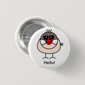 Badge Rond 2,50 Cm cinnamon Java sparrow (Devant & derrière)