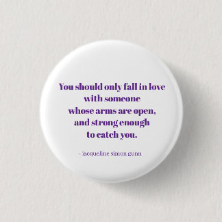 Badge Rond 2,50 Cm Citation d'amour