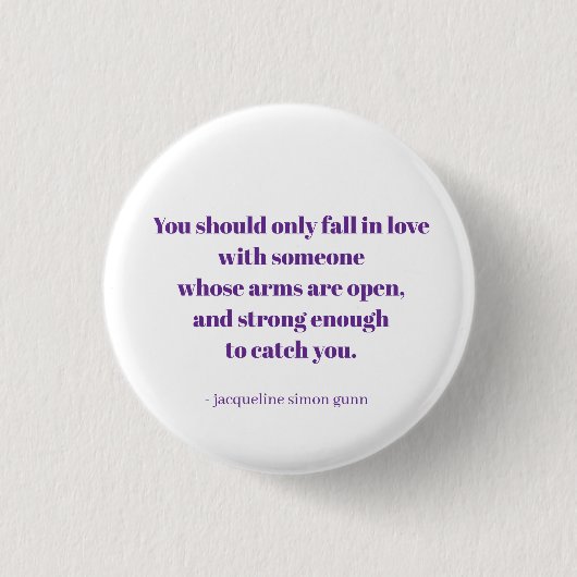 Badge Rond 2,50 Cm Citation d'amour (Devant)